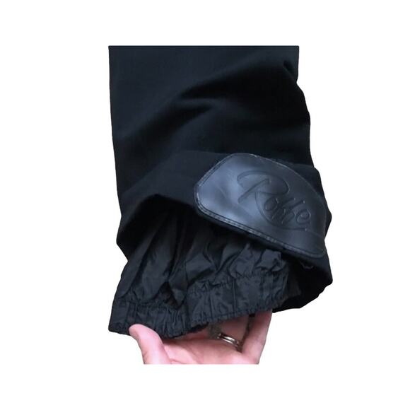 ROFFE Schoeller Womens Size 10 Long Vintage Black Wool Blend Boot Cut Ski Pants - Picture 6 of 8